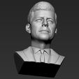 17.jpg John F Kennedy bust ready for full color 3D printing