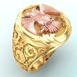 Nhan-chim-dai-bang-848-02.jpg Кольцо с орлом - Кольцо с узором - Кольцо со скульптурой - N848