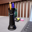 Imagem2.png Chess Tower  Plant Vase/Pen Holder