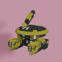 Glock-Drone.png Free STL file Space Communist - Weaponized Security Cameras・3D printing design to download