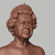 18.jpg Queen Elizabeth II Bust 3D print model