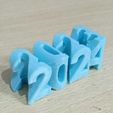 WhatsApp-Image-2023-12-29-at-13.01.25.jpeg 3D Printed Flip Text - New Year 2024