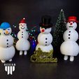 IMG_2329.jpg 3D file Modular Snowman - With Legs・3D printer model to download