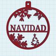 Image-BOLA-NAVIDAD.jpg Christmas tree balls NAVIDAD. Christmas ornaments. Christmas bulbs with name. Adorno Árbol de NAVIDAD.
