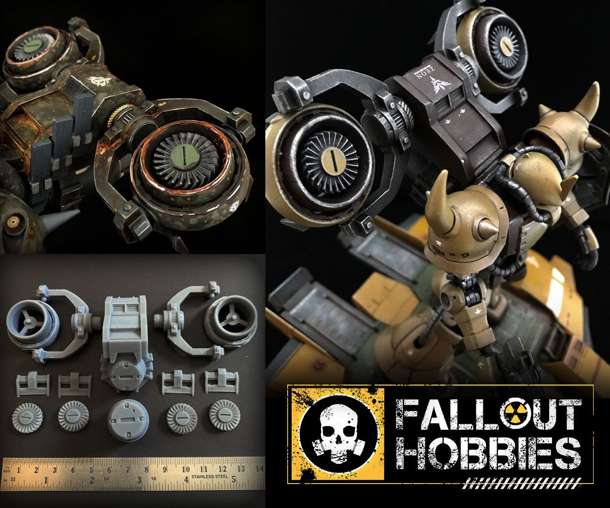 VTOL-Backpack.jpg 3D file 1/100 1/144 Mecha VTOL・3D printing idea to download, FalloutHobbies