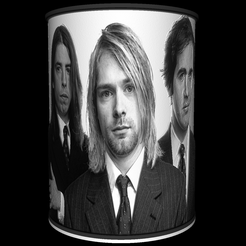 STL file Nirvana Poster 🎨・3D printer design to download・Cults