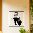 zsgsmi.png Frankenstein's Monster Frankensteins Monster Mad Scientists Lab Coat Wall Art Framed