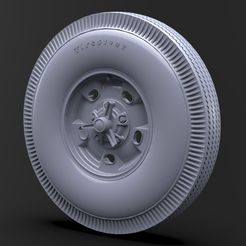 Безымянный-проект-31.jpg Archivo STL Ruedas para coche antiguo Ford Hot rod. Escala 1\8・Design para impresora 3D para descargar, DigitalSurface