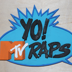 Capture d’écran 2017-09-06 à 11.24.54.png STL-Datei YO! MTV Raps Logo kostenlos・3D-Drucker-Modell zum herunterladen