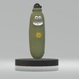 1.jpg 3D Happy Pickle Character  3D printable model