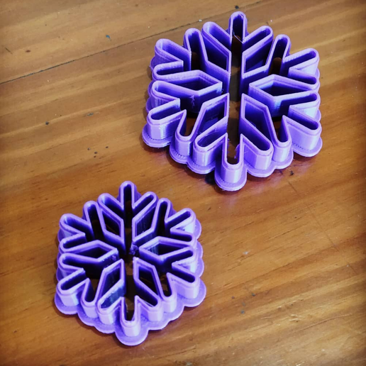 COOKIE CUTTER SNOWFLAKE CUTTING SNOWFLAKE - 3D model önizlemesi