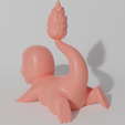 char model2 3.png STL file Charmander evolution pack (9 models, 3 positions each evolution)・3D print design to download