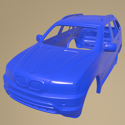 a020.png STL file BMW X5 2000 PRINTABLE CAR BODY・Template to download and 3D print