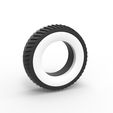 1.jpg 3D file Diecast pulling tractor Whitewall rear tire 2 Scale 1:25・3D print design to download