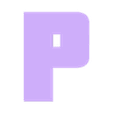 P.stl Letters and Numbers GTA (Grand Theft Auto) | Logo