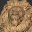 I20.jpg Low Poly Lion Bust