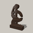 Shapr-Image-2024-02-19-111619.png "The Thinker" Home Decor, Figurine, Thinking Man Statue