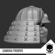 15.png Samurai Trooper Head for 6 inch action figures
