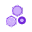 Combined_Pepper_Shakere.STL Salt & Pepper Hex Shaker