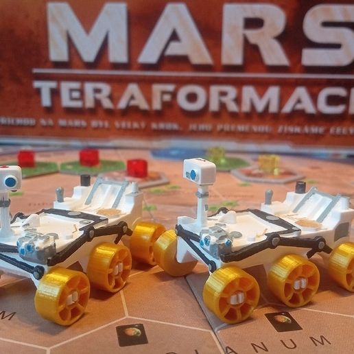 Curiosity rover - Hotwheels size - 3D model önizlemesi