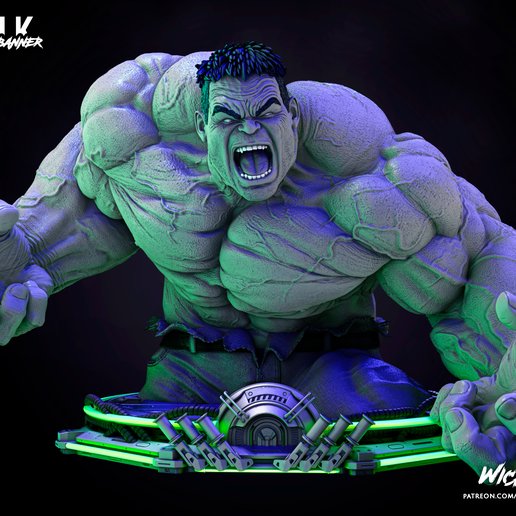 👤 WICKED MARVEL HULK BUST 2023: TESTED AND READY FOR 3D