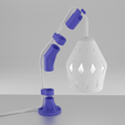 Capture d’écran 2018-03-26 à 16.22.44.png Free STL file Desk Mount For Hanging Lamp w/ Shade・3D printable model to download, stensethjeremy