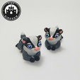 Flexi-Tiny-Badger,-P5.png Flexi Tiny Badger, figura articulada fidget, versión llavero incluida, 3mf incluidos