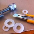 photo_1.jpg Hex washer insert for Prusa Improved X-end