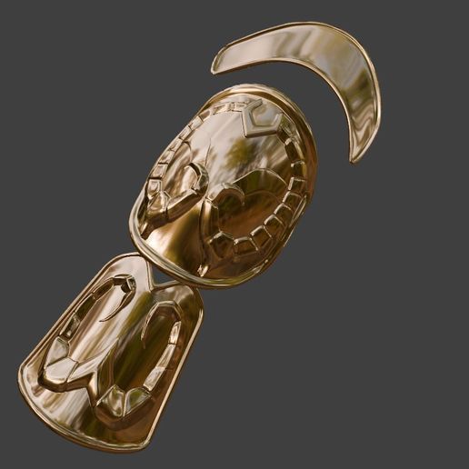 Kratos Golden Fleece God of War 3 3D model