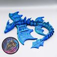 345865261_6358290740859115_760099041500200565_n.jpg Flexi Sea Dragon, Articulated Water Dragon, Print in Place
