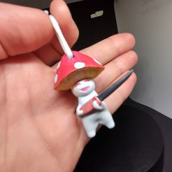 mushroom.jpg Бесплатный STL файл Гриб с украшением из ножей・Дизайн 3D принтера для загрузки