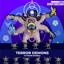 terror-demons.jpg Fichier 3D Démons de la terreur・Design pour imprimante 3D à télécharger