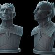 untitled.640896.jpg Night King Bust v2- Game of Thrones 3D print model