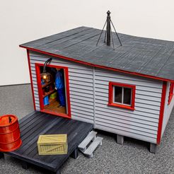 272295581_2992047971110049_6904475309505931596_n.jpg Fichier STL WM LAUREL BANK TRAIN ORDER OFFICE WITH DOCK 1:24 G SCALE・Design pour imprimante 3D à télécharger