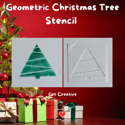 Geometric-Christmas-Tree-Stencil.png Geometrische Weihnachtsbaum-Schablone