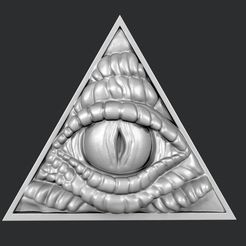screenshot000.jpg Archivo STL Modelos STL para impresión 3D y CNC Ojo que todo lo ve・Diseño para descargar y imprimir en 3D