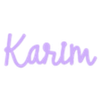 karim (2).stl FIRST NAME K L