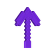 pickaxe.STL Minecraft Steve Trophy