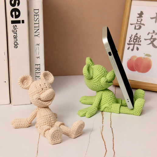 Mickey Mouse Crochet Phone Stand