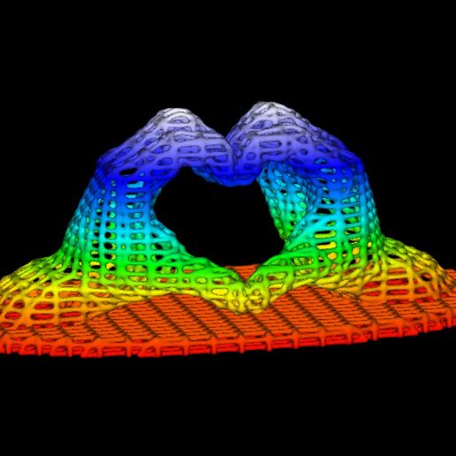 Love Hands Mesh 3D model