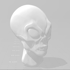 a.png Archivo STL Cabeza de alienígena・Modelo para descargar y imprimir en 3D, Tim0th33
