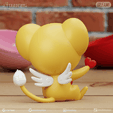 kero04.png Kero Chan Sakura Card Captor Chibi Cute Print in Place