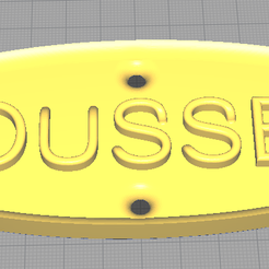 POUSSEZ-1.png Door plate "push" to be screwed