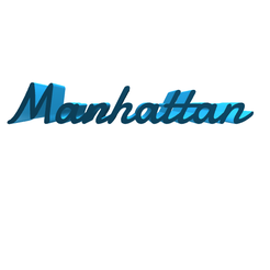 Manhattan.png STL file Manhattan・3D printing template to download