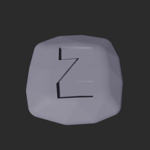 Z Stone - 3D Printable Game Token