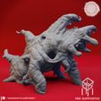hd - YASASHIIKYOJINSTUDIO - PRE-SUPPORTED Gibbering Mouther - Tabletop Miniature (Pre-Supported)