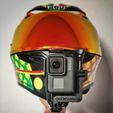 20241204_022115.jpg Suporte para queixo GoPro para capacete AGV K3 SV - Suporte DJI / Suporte Insta360