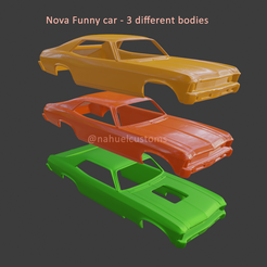 nova funnycar copia6.png Fichier STL Chevy Nova Funny car - Carrosserie de voiture・Plan pour impression 3D à télécharger