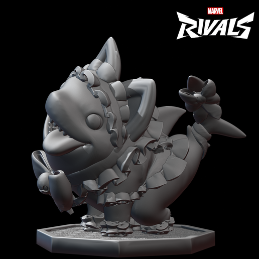 👧 JEFF MAID TO CHOMP - MARVEL RIVALS・ STL File for 3D printing