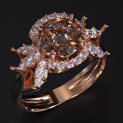 A.jpg Archivo STL Anillo de joyería・Objeto imprimible en 3D para descargar